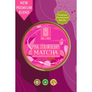 Mel and Mira Pink Strawberry Matcha Powder 25 gr