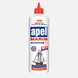 Apel 600 ml Marin Poliüretan Tutkalı Şeffaf Apel