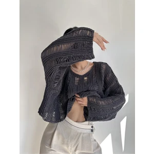Ajur Füme Organik Triko Crop