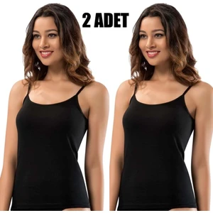 Modal Ip Askılı Bayan Atlet 2'li Paket