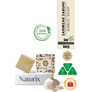 Natural Sarımsak Özlü Sabun Saç Bakımı Garlic Extract Soap 125 gr