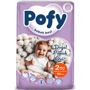 Mini 2 Numara Bebek Bezi 3-6 kg 50 Adet