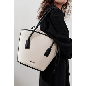 Kanvas Kova Çanta Bej