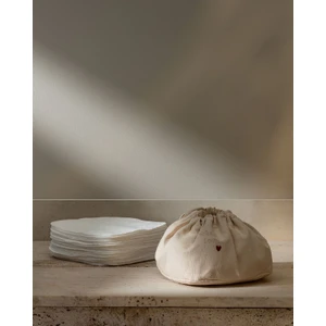 Mireille 25'li Pamuklu Havlu Seti - Beyaz/kırmızı