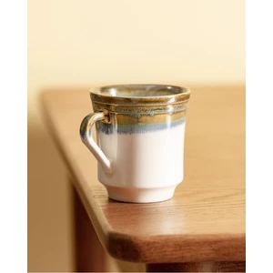 Madame Coco Bella Kupa Porselen Mavi/Yeşil Desenli 185 ml Kulpsuz 1 Adet