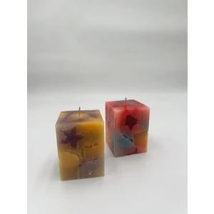 Respira Design Co  7*10 Karma Renk Küp Mum