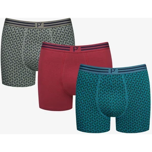 Colourful 3lü Çok Renkli Boxer Külot