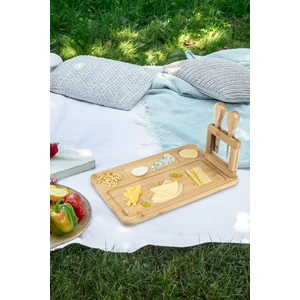 Bambu Peynir İkram Tabağı - Mıknatıslı