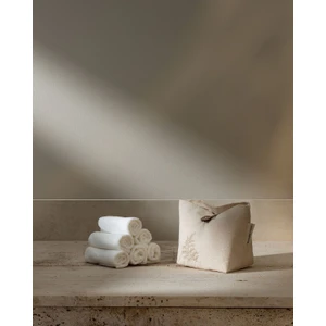 Solene 6'lı Pamuklu Havlu Seti - Beyaz