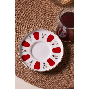 Bergamot Porselen Tekli Çay Tabağı 12 cm V2