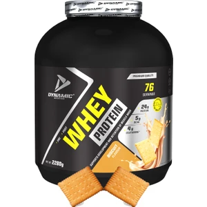 Whey Protein Tozu - 2280 G - 76 Servis - Bisküvi Aromalı - Sindir Im Enzimli - 24 G Yüksek Proteinli