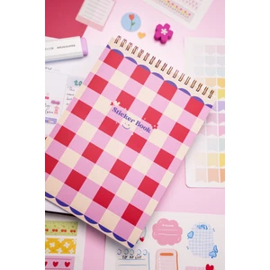 Matt Notebook A5 Renkli Etiket Defteri 788 Adet Seyahat İkonları ile 15 x 21 cm Boyutunda