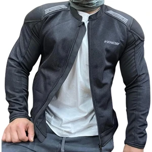 Comfort Siyah Yazlık Motosiklet Montu