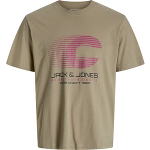 Erkek Bisiklet Yaka Baskili Tisört - Vibrant