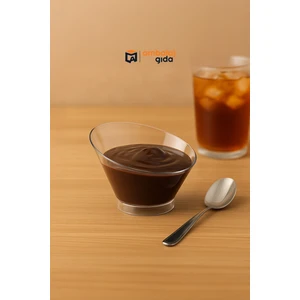 Asimetrik Tatlı ve Sunum Kasesi Kapak 250 Ml. (15 Adet) Tatlı Magnolia Profiterol Tiramisu