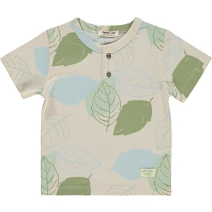 Erkek Bebek Tişört 9-24 Ay Bej