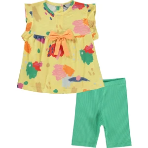 Kız Bebek Takım 6-18 Ay Sarı