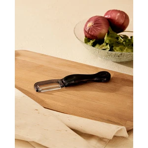 Sofra Mutfak Sebze Soyacağı – Plastik ve Metal Gövde, Füme Renk, Dayanıklı ve Ergonomik Tasarım 18,7 cm