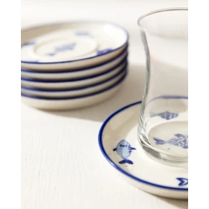 Madame Coco Grande Poisson 6'lı Çay Tabağı Seti