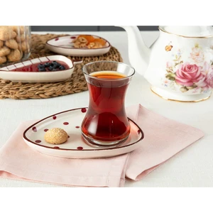 Madame Coco Vie Rouge Sauvage Çay Tabağı - 15 cm