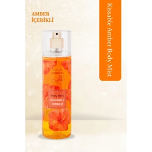 Vücut Spreyi - Kadınlar için Kissable Amber Çiçeksi Parfüm, 200 ml, Ferahlatıcı ve Romantik Etki, 1 Adet