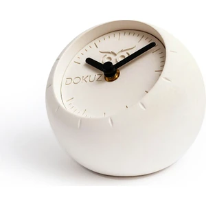 Beton Yuvarlak Masa Saati | Gizli Bölmeli | Minimalist Tasarım | El Yapımı