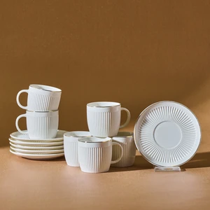 Pelin 6 Kişilik Kahve Fincan Takımı 90 ml