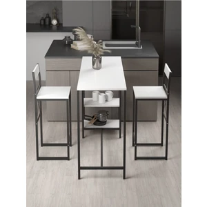 Raflı Good Bar Takımı Beyaz 2652