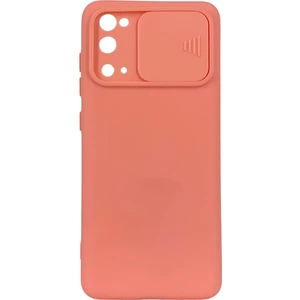 Samsung Galaxy S20 Uyumlu Kamera Sürgülü Mat Silikon Kılıf