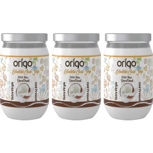 990ML Hindistan Cevizi Yağı 3 Adet x 330ML || Cam Kavanoz || Food Grade || Soğuk Press