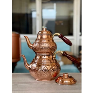Maraş Market Bakır Çaydanlık