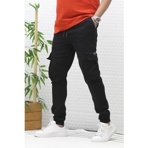 Erkek Gabardin Kumaş Kargo Pantolon