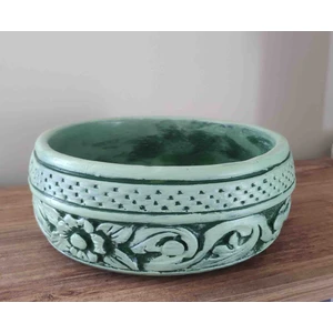 Beton Saksı Sukulent Bonzai Aranjman Çiçek Saksı (19X8)