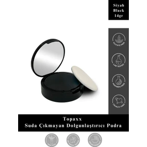 Siyah 14 gr Suda Çıkmayan Saç Sakal Dolgunlaştırıcı Dip Boya Topik Pudra
