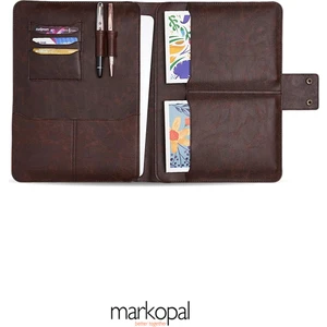 Macbook Air Pro 13-14 Inç Organizer Evrak & Laptop & Tablet Çantası Koyu Kahverengi