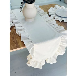 Fırfırlı Ranforce Kumaş Runner