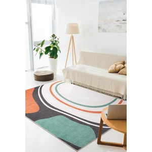 Funk Modern Dokuma Pamuk Polyester Renkli Halı (Al 397)