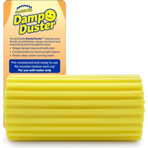 Scrub Daddy Damp Duster Sarı Toz Alma Süngeri Dayanıklı Buğday Nişastası Malzeme ile