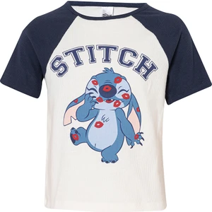 Stıtch Baskılı Kız Çocuk Kısa Kollu Tişört – Eğlenceli Disney Stili