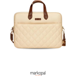 Macbook Kılıf Notebook Çanta Tablet Laptop Kılıfı 13"-14" ve 15"-16" Kapitone Desenli Deri