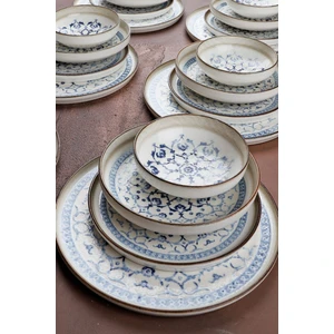 Linda 24 Parça 6 Kişilik Porselen Yemek Takımı & Yemek Seti