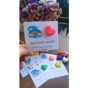 Opulent Accessories Tohum Kart Hediyelik, tohumlu Kart 25 Adet Kalp, papatya, doğum Günü, düğün, mevlut, nikah, kına, mezuniyet, söz, bebek Hediyelik