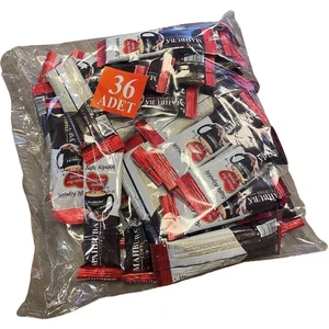 3ü1 Arada Sütlü Köpüklü 36X10 gr Mini Küçük Boy Ikramlık Otobüs Hazır Kahve Poşet
