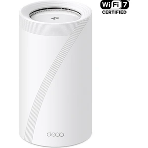 Deco BE85 (1-Pack) | Wi-Fi 7 Mesh Sistemi | BE19000 Mbps | Fiber Uyumlu | Üç Bant | AI-Roaming | 10 Gbps Port | 6 GHz | 200 Cihaz | WPA3 | VPN | Mobil Uygulama ile Kolay Kurulum