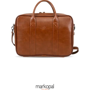 Unisex Macbook Organizer Laptop Evrak Çantası 13" & 14"  ve 15.6" & 16" Taba