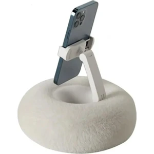 Peluş Yastık Telefon Tutucu 360 Derece Rotasyon Yüksekliği Açı Ayarlanabilir Masaüstü