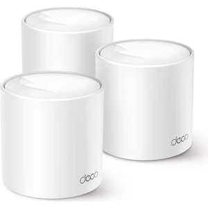 Deco X10 (3-Pack) | Wi-Fi 6 Mesh Sistemi | AX1500 Mbps Hız | Fiber Uyumlu | Çift Bant | Gigabit Port | 120 Cihaz | 520 m² Kapsama Alanı | WPA3 | Mobil Uygulama ile Kolay Kurulum