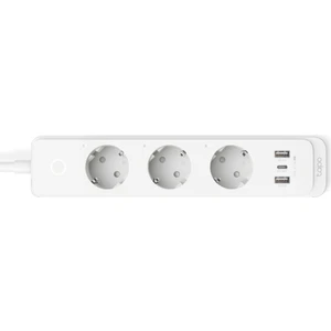 Tapo P300 | 3’lü Wi-Fi Akıllı Priz | 18W Hızlı Şarj | Uzaktan Kontrol | Alexa | Google Home | Apple HomeKit Uyumlu | 1.5m Kablo | Kolay Kurulum