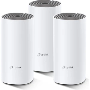 Deco E4 (3-Pack) | Wi-Fi 5 Mesh Sistemi | AC1200 Mbps Hız | Fiber Uyumlu | Çift Bant | 100 Mbps Port | 100 Cihaz Desteği | 370 m² Kapsama | WPA3 | Mobil Uygulama ile Kolay Kurulum