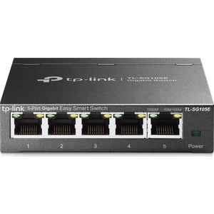 TL-SG105E 5 Port 10-100-1000 Mbps Easy Smart Switch Çelik Kasa